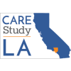 CARE LA Study logo, showing California in blue with Los Angeles County in orange