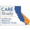 Logo for the CARE-2 study showing a blue map of California with the eastern part of California in orange