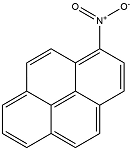 Chemical structure of 1-nitropyrene