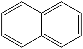Structure of naphthalene, a PAH